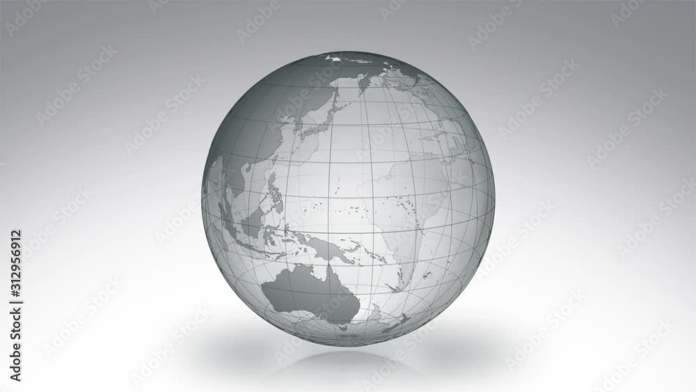 Spinning Earth over white background with Parallels and Meridians. Alpha matte. Transparent-Gray. More color options in my portfolio. Spinning Earth over white background with Parallels and Meridians. Alpha matte. Transparent-Gray. More color options in my portfolio.