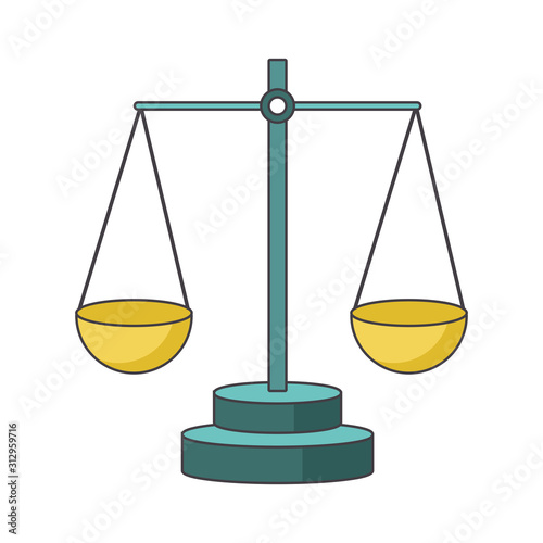 scale icon image, colorful design