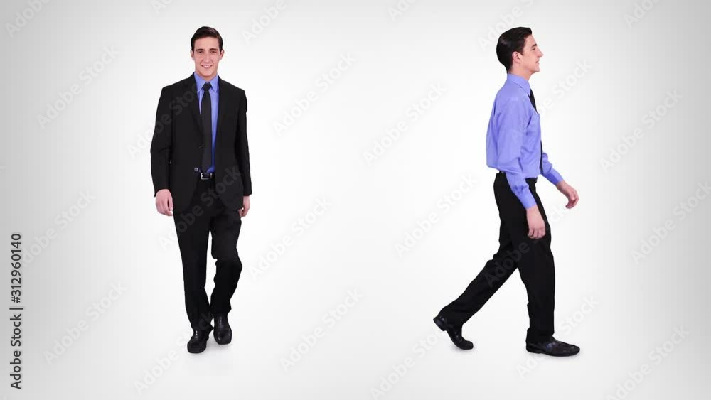 Businessman walking with alpha matte. 2 in 1. More options in my portfolio. Businessman walking with alpha matte. 2 in 1. More options in my portfolio.