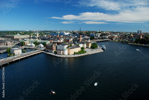 Stockholm - a general view from above