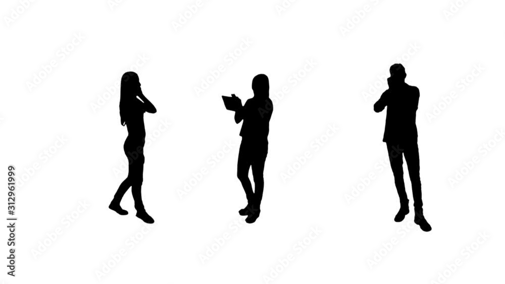 Silhouettes. Technology. 3 in 1. Casual. People silhouettes talking on the phone or using a digital tablet. More options in my portfolio. Silhouettes. Technology. 3 in 1. Casual. People silhouettes talking on the phone or using a digital tablet. More options in my portfolio.
