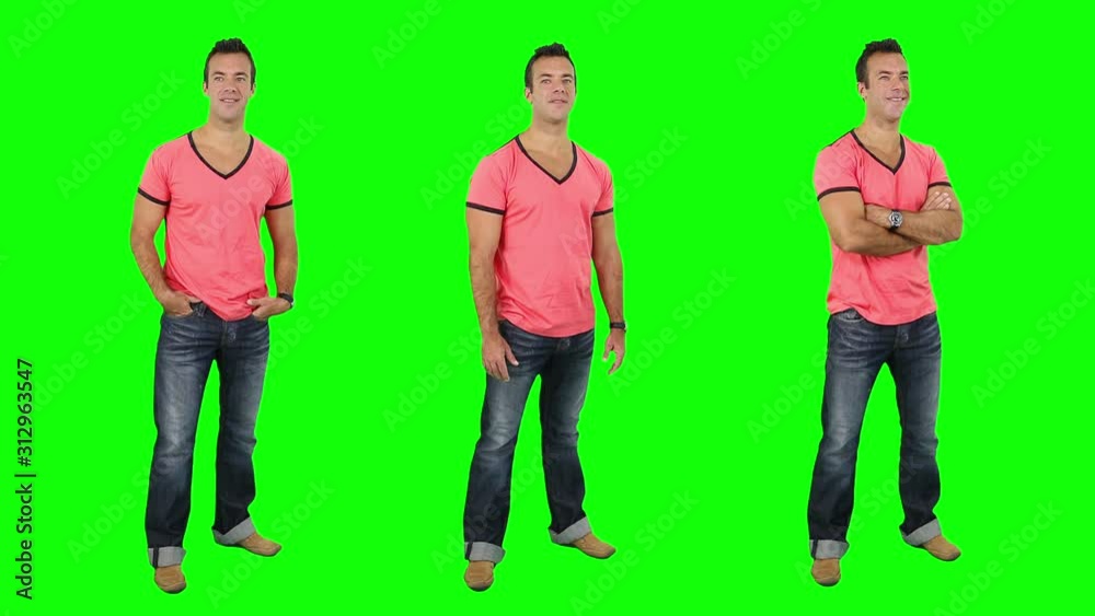 Young man spinning. Casual. Chroma key. 3 in 1. More options in my portfolio. Young man spinning. Casual. Chroma key. 3 in 1. More options in my portfolio.