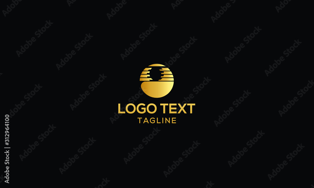 O Letter logo design template vector Sign Symbol Monogram