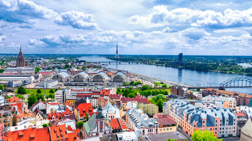 View of old Riga, Latvia