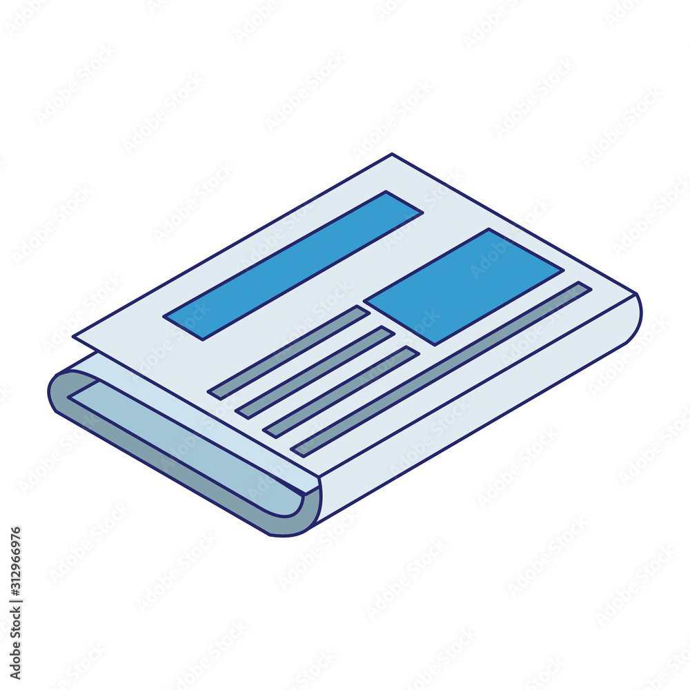 newspaper icon, flat design newspaper icon, flat design
