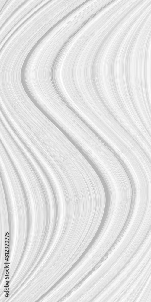 White background with texture of waves and curved lines for web design. A beautiful picture for the phone in 18:9 format, a stylish template for the cover.