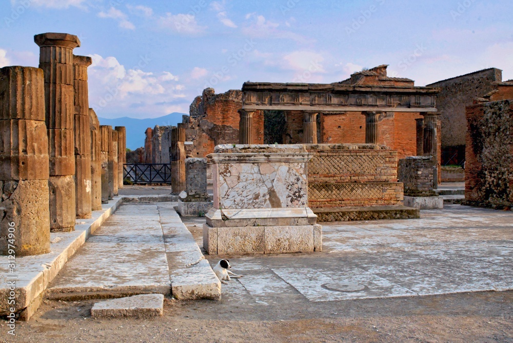 Ruinen von Pompeji, Italien, Europa