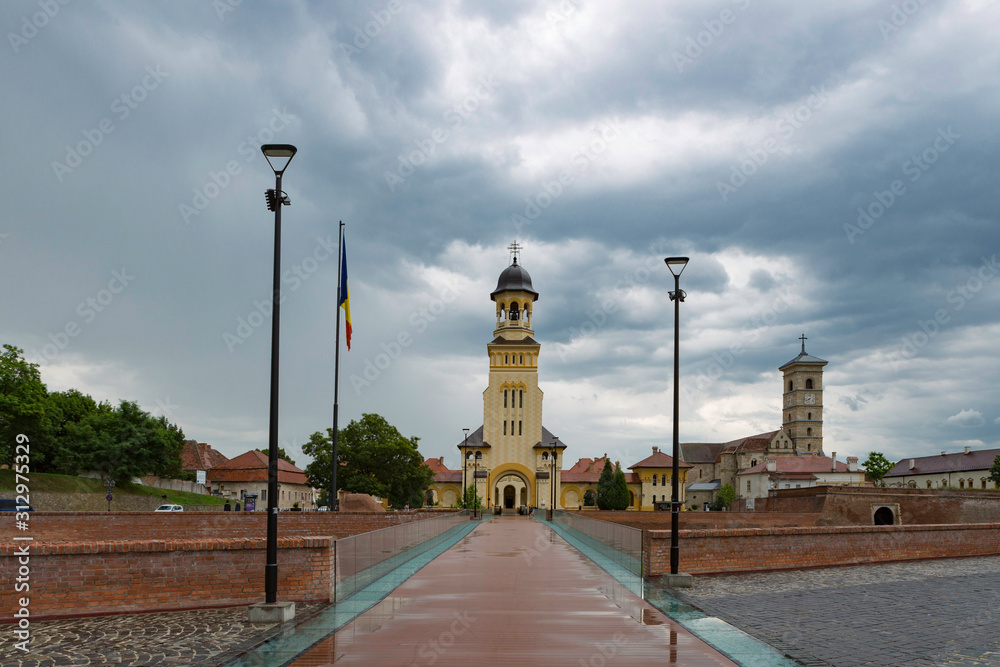 Alba Iulia,Romania,7,2019; Alba County is one of the most important urban centers of Romania, a place of monumental historical significance