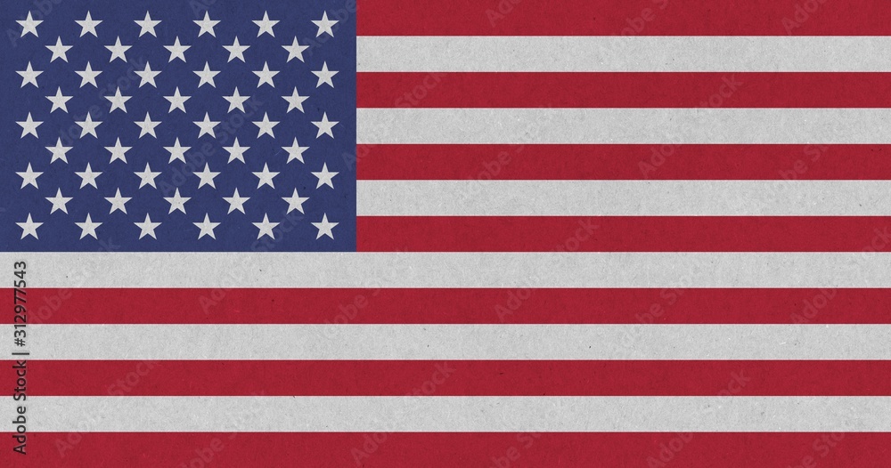 Naklejka premium American Flag of United States of America