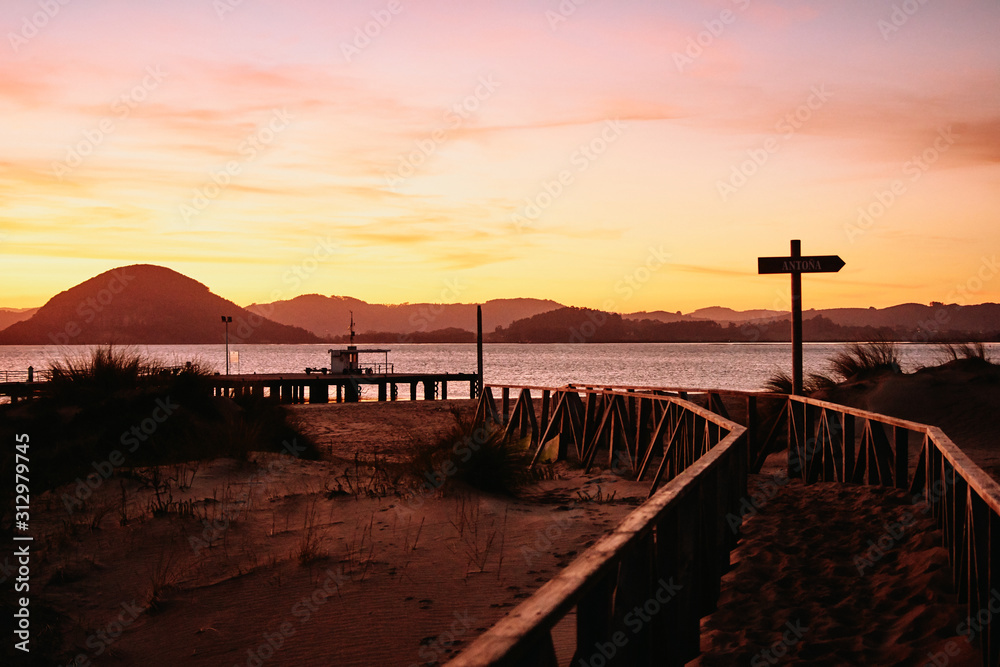 Obraz premium laredo beach view in december