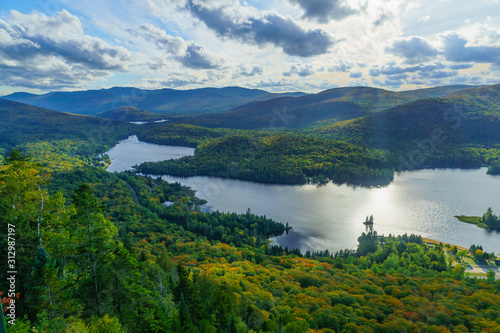 La Roche observation point  in Mont Tremblant National Park