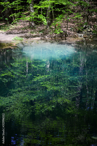 Blue Lake in Cheile Nerei National Park © Jana