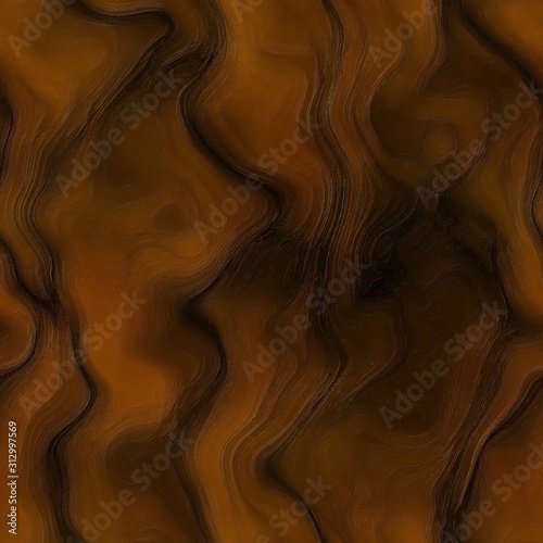 Brown abstract seamless smoky dynamic tie-dye background texture
