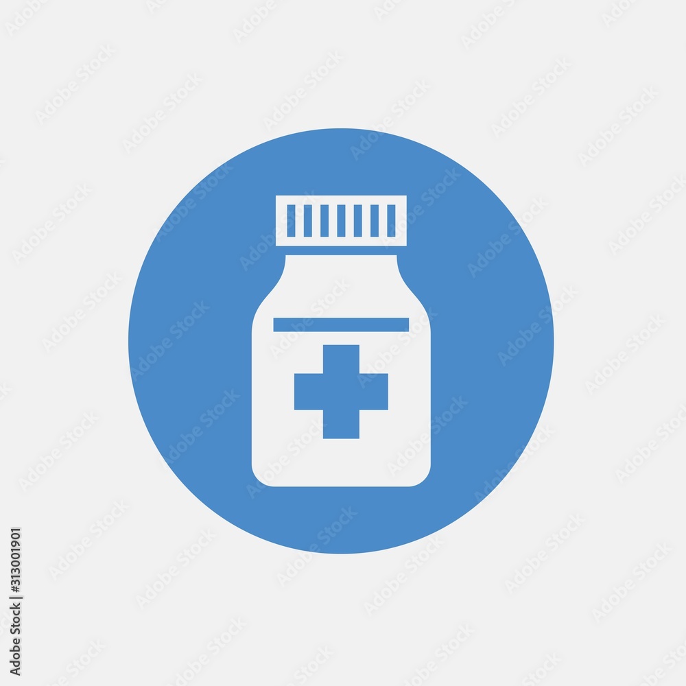 medicine bottle icon vector illustration sign medicine bottle icon vector illustration sign