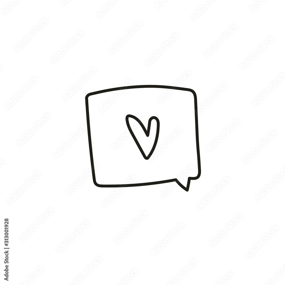 Love message icon on isolated background. Hand drawing. Vector. Valentine's day icon. Concept: love message; icon on the site love on a white background; screensaver for storis in instagram. Love message icon on isolated background. Hand drawing. Vector. Valentine's day icon. Concept: love message; icon on the site love on a white background; screensaver for storis in instagram.