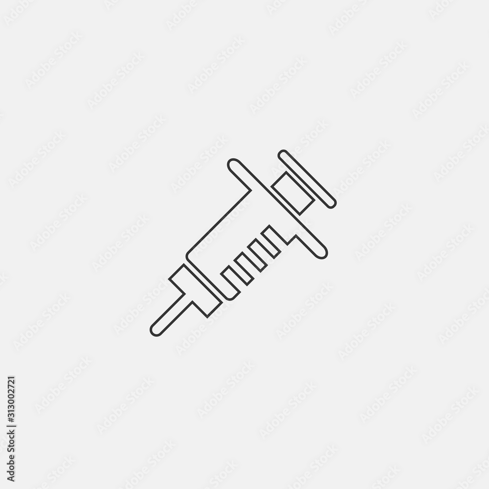 syringe icon vector illustration sign syringe icon vector illustration sign