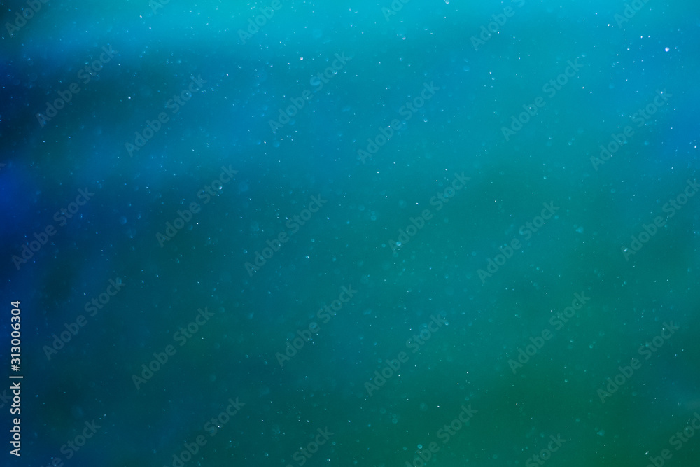 Turquoise aquarium water. Texture, background.