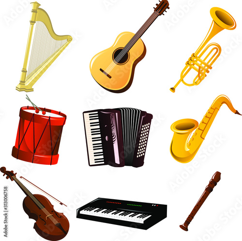 music instruments