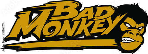 Bad Monkey typography
