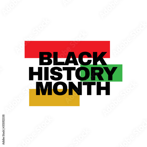 Black History Month Celebration Vector Template Design Illustration