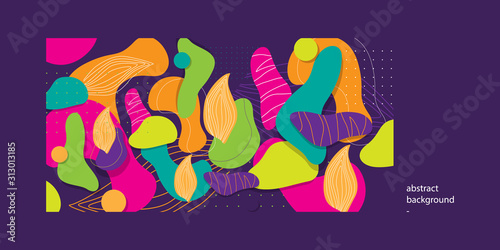 liquid background, abstract, modern, pattern with colorful