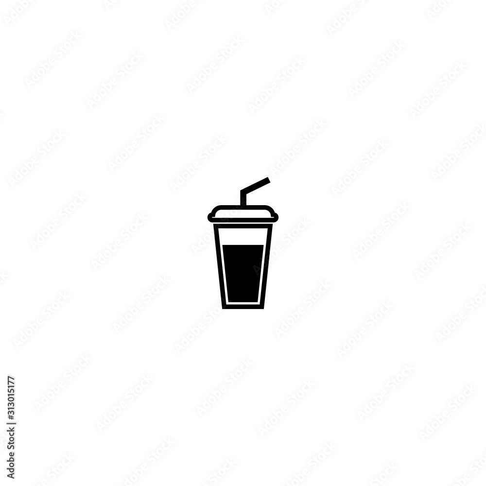drink cup and wine bottle icon vector design symbol drink cup and wine bottle icon vector design symbol