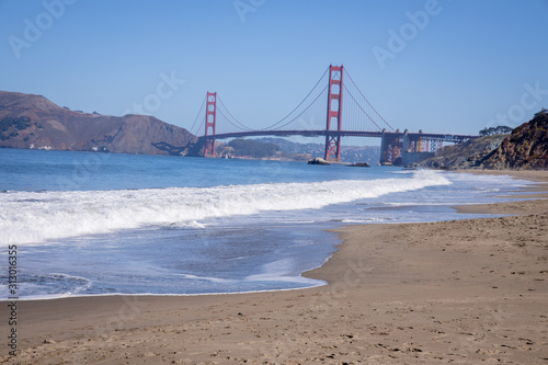 San Francisco Golden Gate Bridge Meer ocean water USA america Amerika