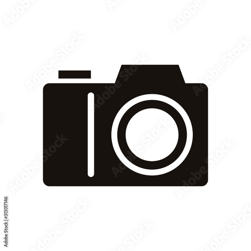 camera photographic device isolated icon