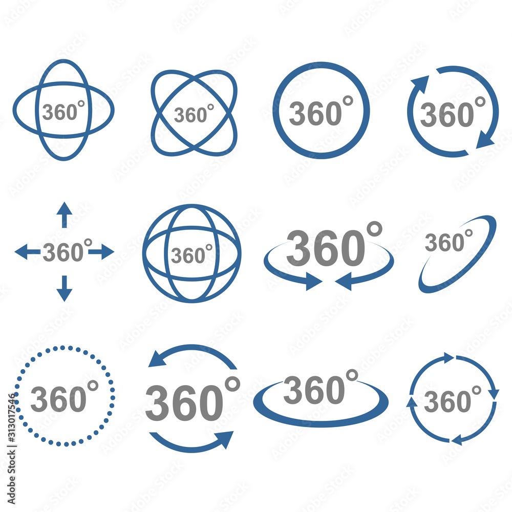 360 degree icon vector design symbol 360 degree icon vector design symbol