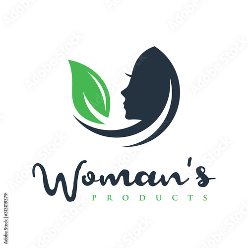 natural female beauty logo