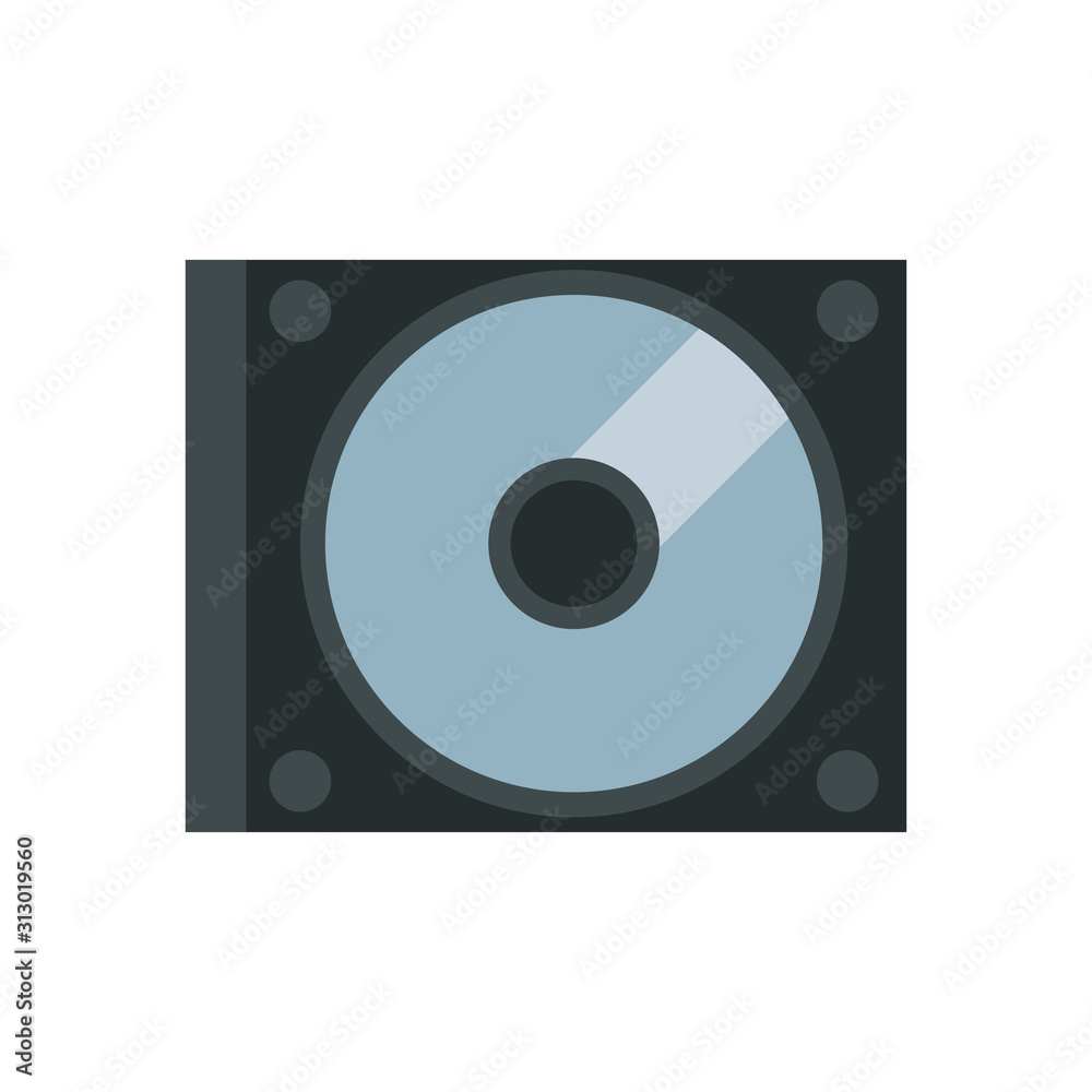 compact disk device isolated icon compact disk device isolated icon