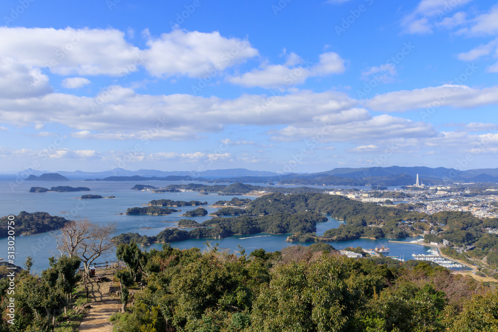 九十九島　石岳展望台　長崎県佐世保市　Kujukushima Isidake  Observatory Nagasaki Sasebo city