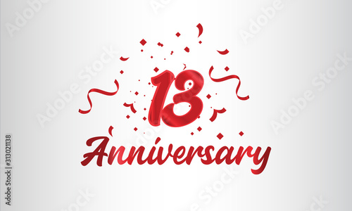 Anniversary celebration background. with the 13th number in gold and with the words golden anniversary celebration.