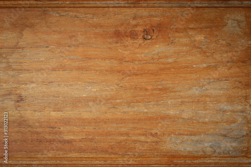 wood texture background, top view of wooden table