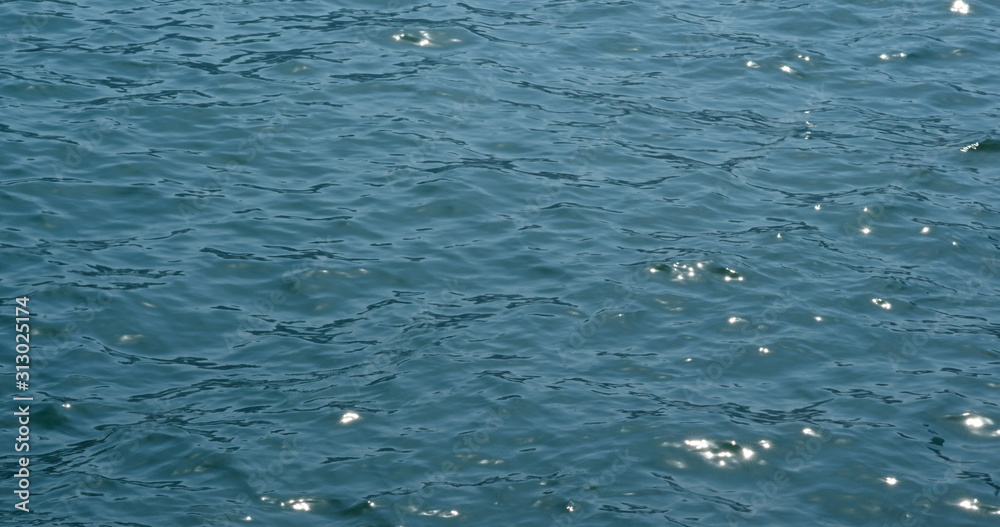 Sea surface water texture in blue Sea surface water texture in blue