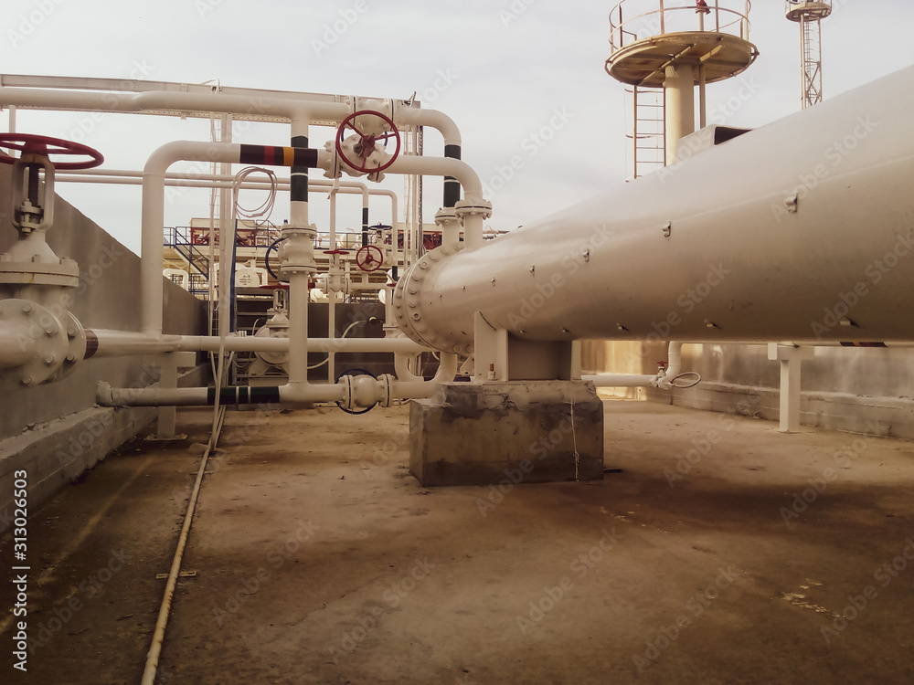 Heat exchanger in a refinery Heat exchanger in a refinery