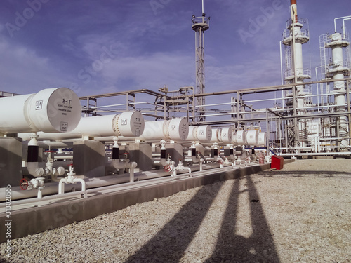 Heat exchangers in a refinery