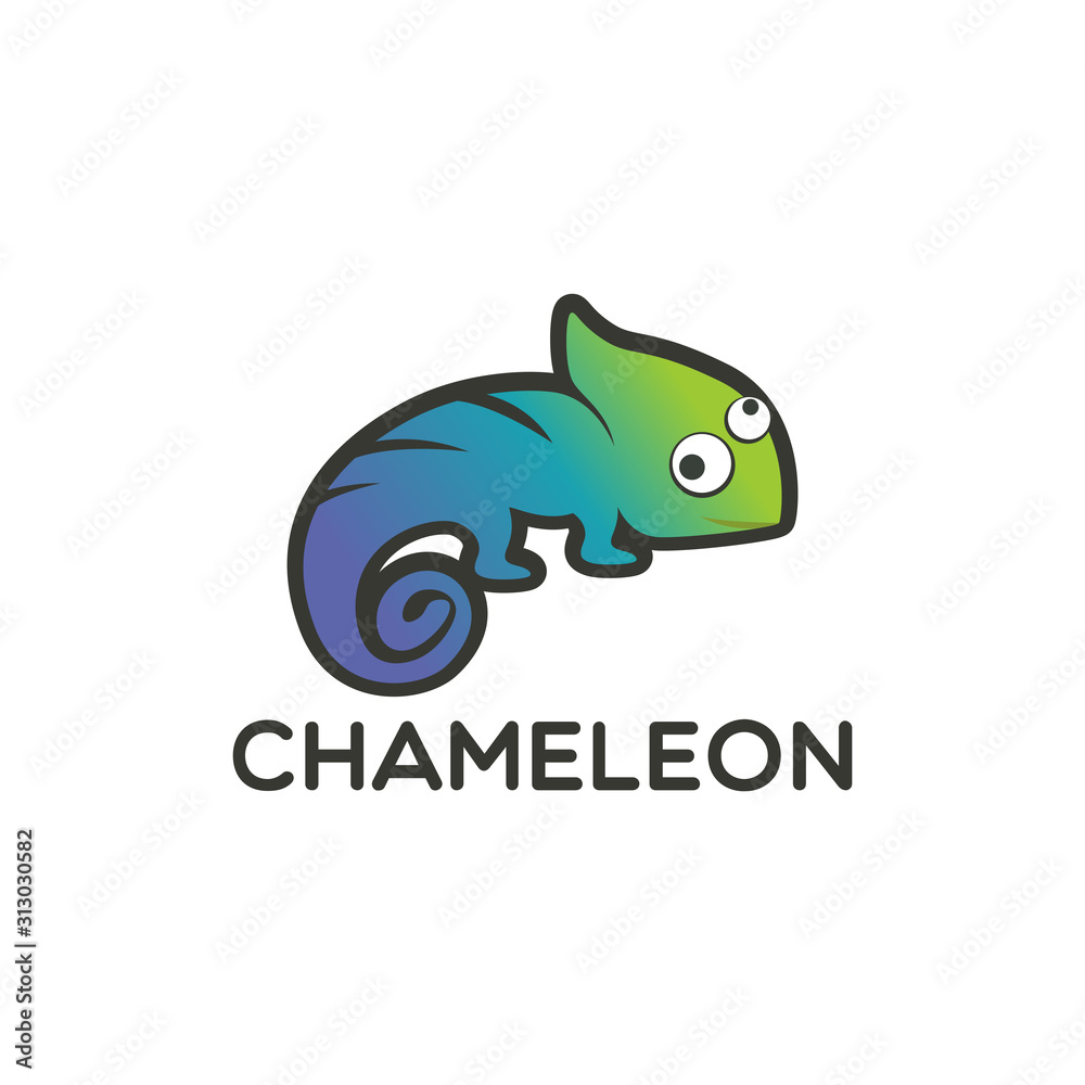 chameleon logo Design Vector illustration chameleon logo Design Vector illustration