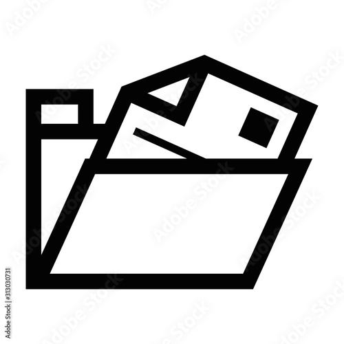 Document Office Files Icon Symbol for UI