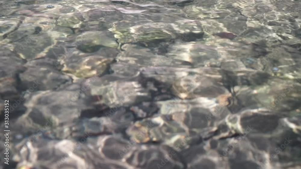 Clear water of a mountain stream. Clear water of a mountain stream.