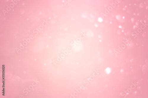 Bokeh light soft pink background. Backdrop