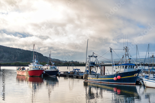 Moored Fishing Boats photo