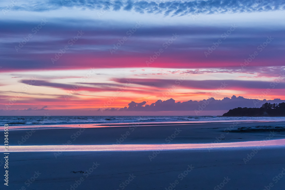 Fototapeta premium sunset at the beach