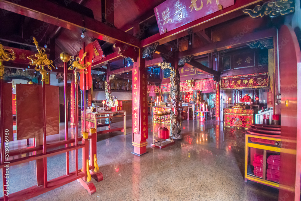 The Tjoe Hwie Kiong temple was built in 1895 by Chinese residents who had settled in Kediri.