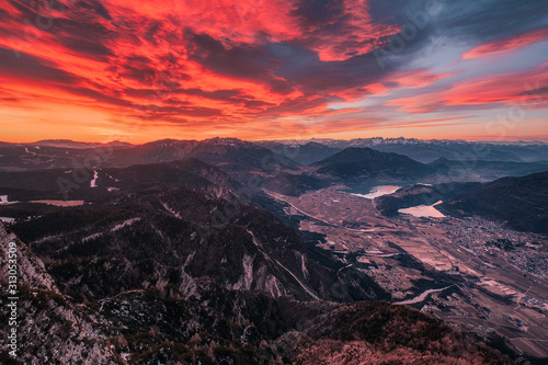 Tramonto sui Laghi