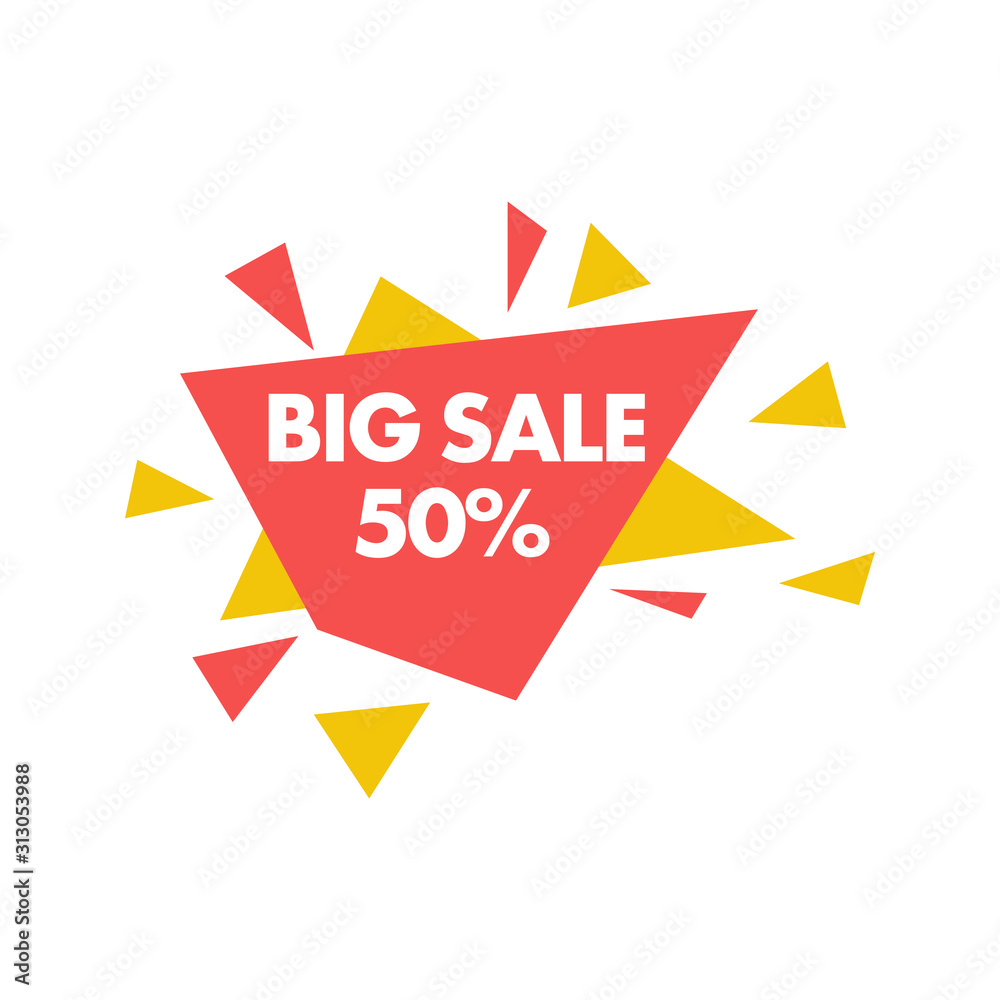 Banner sale graphic design template vector isolated Banner sale graphic design template vector isolated