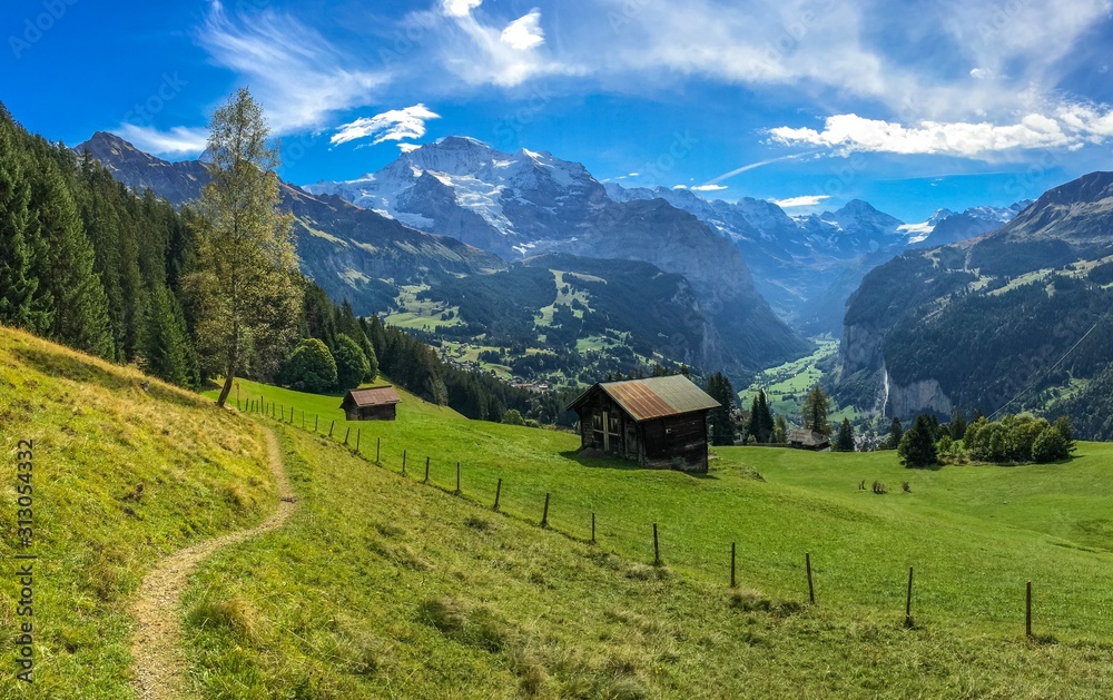 Alpenblick in der Schweiz