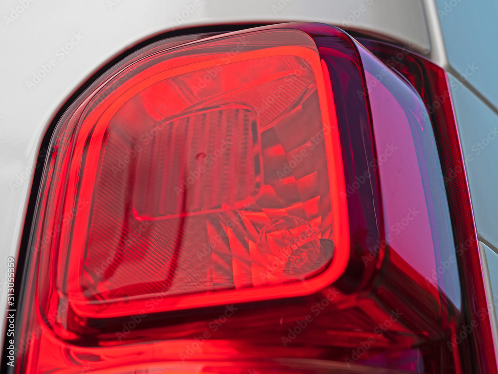 Car taillight close-up photography Car taillight close-up photography