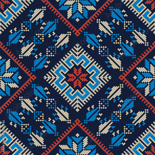 Palestinian embroidery pattern 254