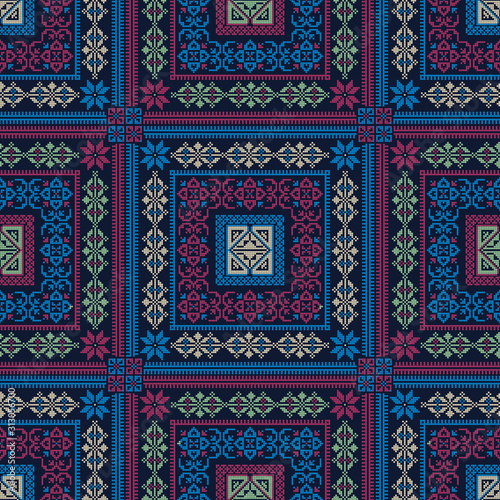 Palestinian embroidery pattern 273